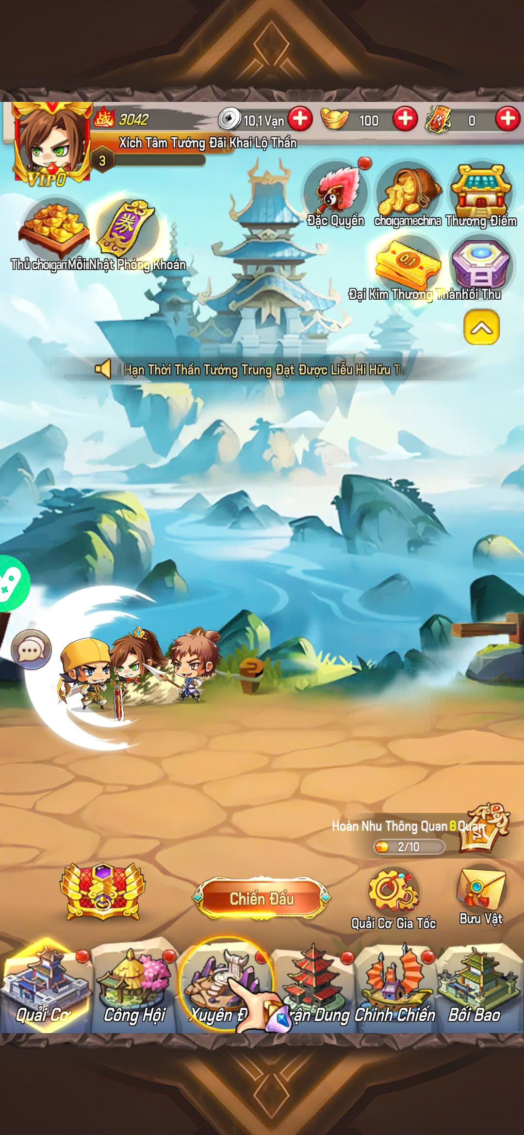 3Q Bách Chiến Vô Song 2 Private