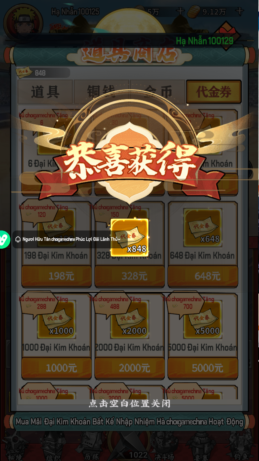 Naruto Tu Tiên Tầm Đạo 2 Private Việt Hoá