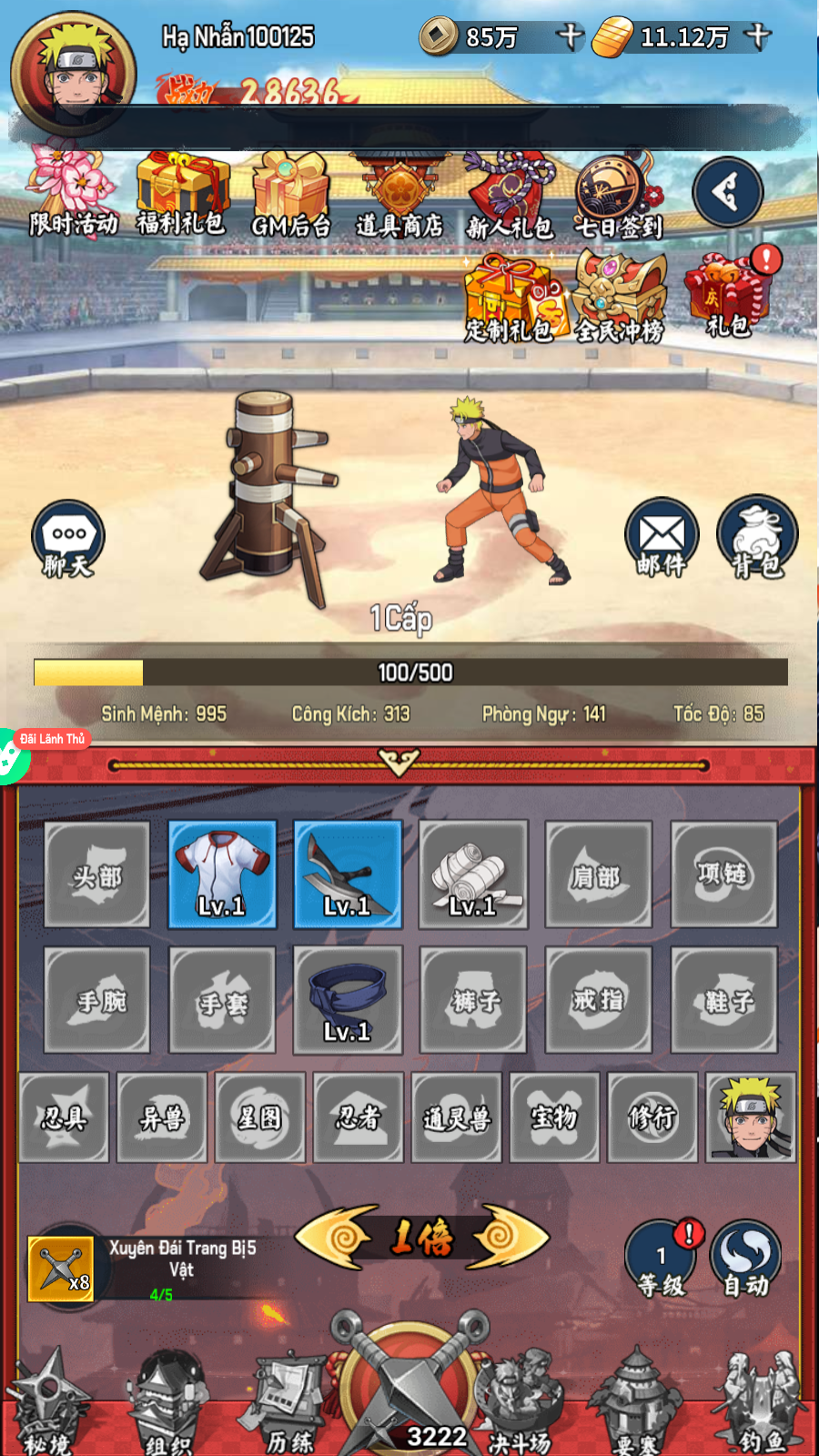 Naruto Tu Tiên Tầm Đạo 2 Private Việt Hoá