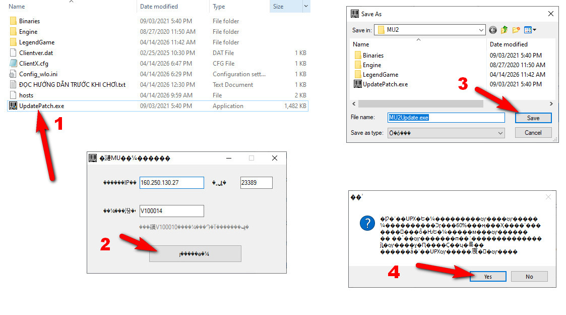 MU Legend PC Private ENG Việt Hoá